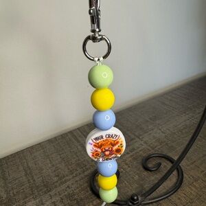 Your Crazy Is Showing Keychain – NWOT